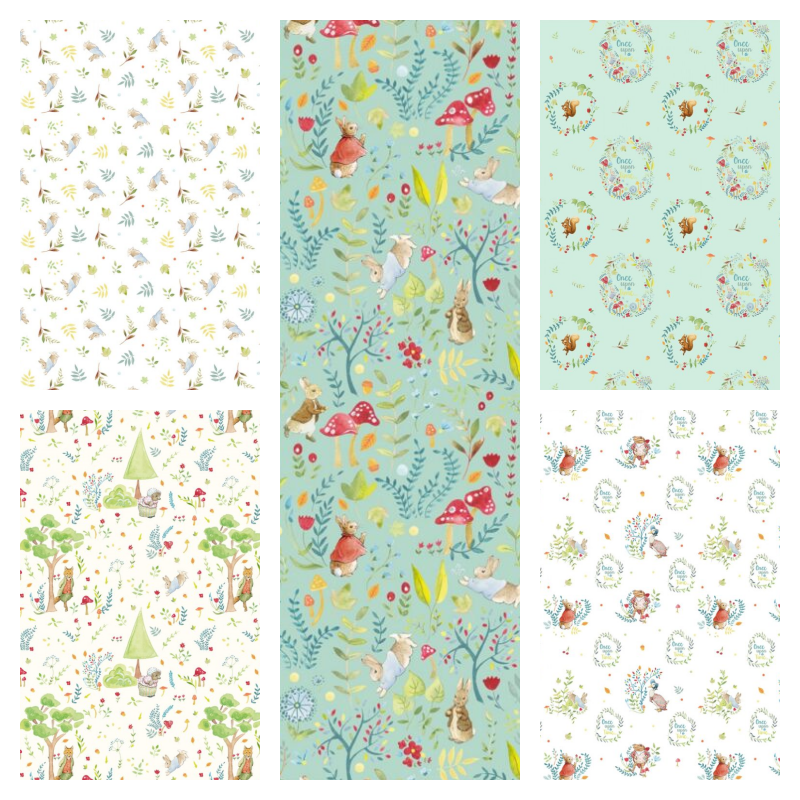 Peter Rabbit 5 Fat Quarters Bundle